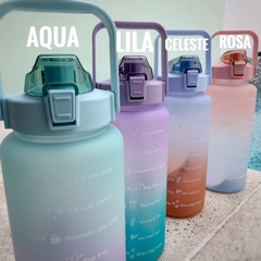 BOTELLA MOTIVACIONAL 2 litros CON STICKERS - tienda online