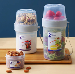 CONTENEDOR DOBLE PARA ALIMENTOS - comprar online