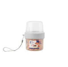CONTENEDOR DOBLE PARA ALIMENTOS - Tienda Mamá Ahorro