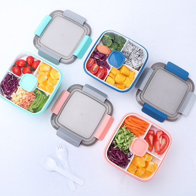 LUNCHERA BOX CHICA CON SALSERO CON CUBIERTO