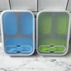 LUNCHERA TUPPER PLEGABLE GRANDE DE SILICONA