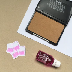 Almofada / tinta magenta para papel - comprar online