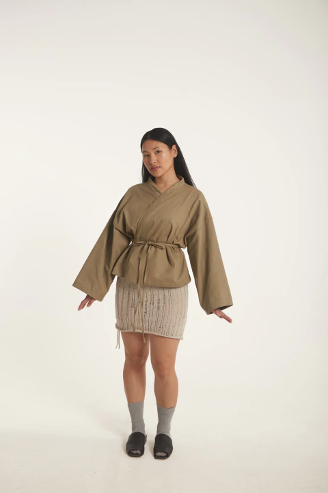 POLLERA GOTA 0136 - CRUDO - comprar online