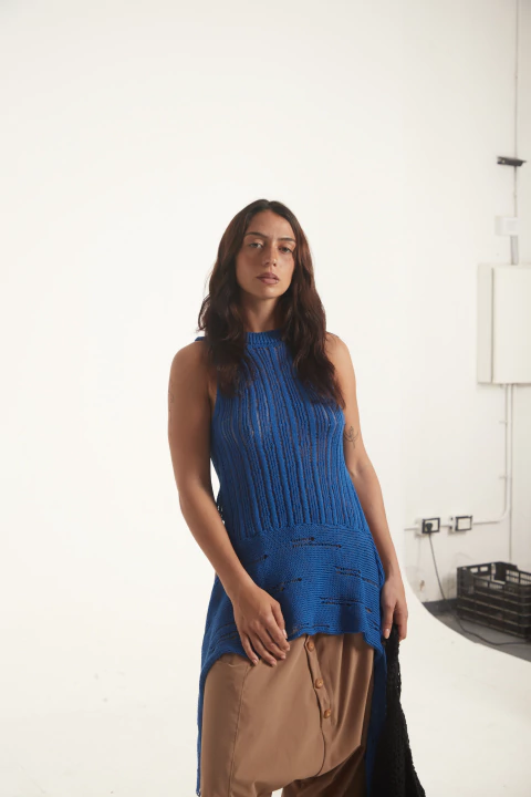 MUSCULOSA GOTA 0137 - AZUL - comprar online