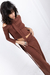 POLLERA FUKU 0106 - MARRON - tienda online