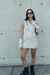 PRE VENTA - MUSCULOSA con mitones TEJIDA 0100- CRUDA