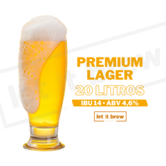 KIT DE INSUMOS PREMIUM LAGER • 20 LITROS
