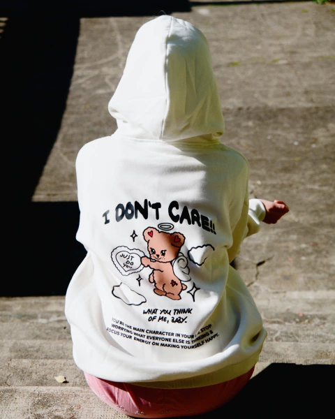 Buzo OVERSIZE - I DON’T CARE!! - comprar online