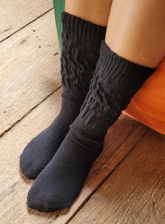 Kit Com 6 Pares - Meia Aeróbica Feminina Cano Médio - Kit Com 6 Pares - Preta na internet