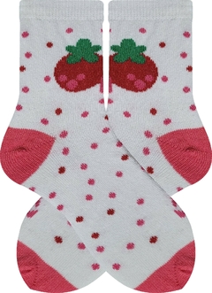 Meia Infantil Tamanho G ( Calça de 31 a 34 ) - 1 Par - om Cano Alto ( Longo ) Estampada, Colorida, Divertida e Durável - Modelo 4