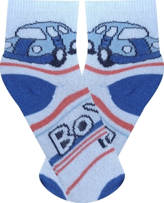 Meia Infantil Tamanho P ( Calça de 21 a 25 ) - 1 Par - Com Cano Alto ( Longo ) Estampada, Colorida, Divertida e Durável - Modelo 8