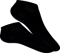Meia Invisivel ( Sapatilha ) Canoa Feminina - 1 Par - Preta - Calça de 34 a 39 - comprar online
