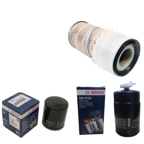 Kit Filtros Defender – Ar MANN + Óleo e Combustível BOSCH