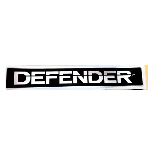 LOGOTIPO " DEFENDER " INFERIOR DO CAPO - FABRICAÇÃO NACIONAL ( PARALELO )