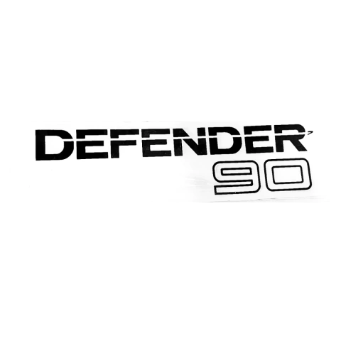 LOGOTIPO TRASEIRO - DEFENDER 90 / COR PRETO