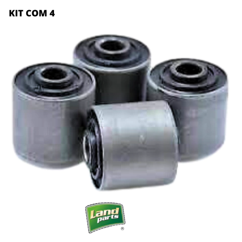 BUCHA TENSOR DIANT BORRACHA E FERRO REFORCADA DISCOVERY 1 /DEF 300 TDI E PUMA (KIT C/4) - BEARMACH- NTC6860