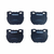 PASTILHA DE FREIO TRASEIRA (COM CHAPA ANTI- RUÍDO) PARA DEFENDER 110/130 TODAS - FERODO -SFP000280 -STC1277 -STC1601 - comprar online