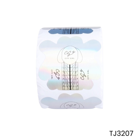 CITY GIRL-Molde plateado tornasol x50u (TJ3207)