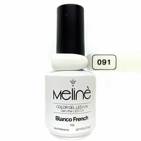 MELINE - Esmalte Semi x15ml / 091-French (blanco)
