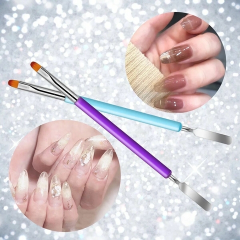 Espatula + Pincel para Poligel