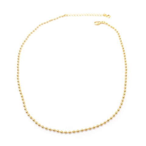 Choker Mini Elos De Bolinhas Moderno E Elegante Banhado A Ouro - comprar online