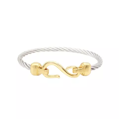 Bracelete de Aço Inox com Fecho em “S” Misto - comprar online