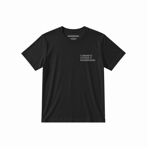 Camiseta Curiosity Center of Badernismo - Preta