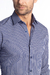Camisa xadrez marinho slim fit - comprar online