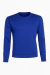 Malha Gola Careca Mescla Azul Royal - comprar online