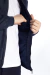 Jaqueta em Suede Forrada Marinho - comprar online