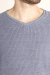 CAMISETA CANELADA GOLA V AZUL na internet