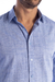 Camisa Casual Slim Fit de Algodão e Linho - Garbo - Loja Online de Moda Masculina