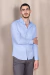 Imagem do Camisa Casual de linho e algodão azul
