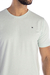 Camiseta Verde Mescla de Linho com Algodão - Garbo - Loja Online de Moda Masculina