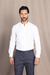 Camisa Branca Maquinetada slim fit passa fácil - Garbo - Loja Online de Moda Masculina
