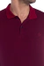 Polo vinho micro listra com elastano - comprar online