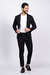 BLAZER SLIM FIT EM MOLETOM COM ELASTANO PRETO na internet