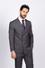 TERNO JAQUETÃO CINZA ESCURO SLIM FIT - loja online