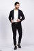 BLAZER SLIM FIT EM MOLETOM COM ELASTANO PRETO - loja online