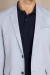 Blazer azul claro meio forro em algodão com viscose na internet