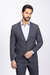 TERNO SLIM FIT XADREZ CINZA - comprar online