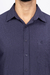 Camisa Marinho Maquinetada com Bolso na internet
