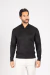Malha gola alta quarter zíper preta - comprar online