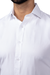 Camisa Maquinetada Branca Slim Fit Garbo na internet