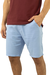 Bermuda de linho com viscose azul
