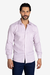 Camisa branca / vermelho micro xadrez confort com bolso - comprar online