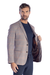 Blazer Bege Xadrez Slim Fit na internet