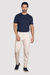 Calça Sarja bege claro com elastano corte regular - comprar online