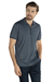 Polo Mescla com zíper azul escuro Garbo