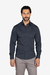Camisa xadrez slim fit marinho / verde manga longa - comprar online